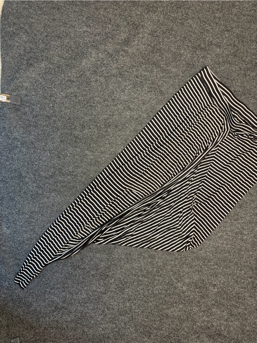 Charlotte Russe Striped Asymmetrical Maxi Skirt XL
